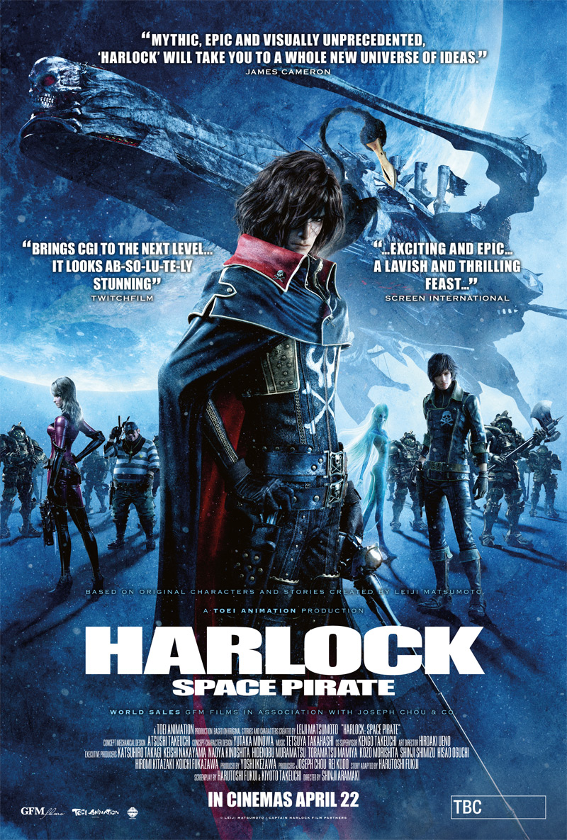 ดูหนังออนไลน์ Space Pirate Captain Harlock : สลัดอวกาศ กัปตันฮาร็อค